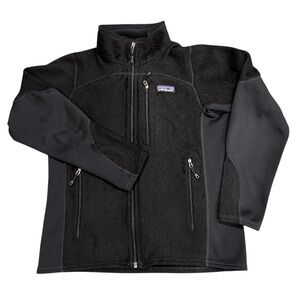 Patagonia Black Fleece Jacket Zip Front Performance Sweatshirt Women’s Small